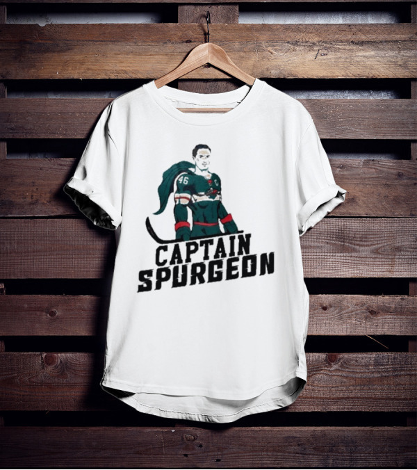 Matt Boldy Featuring Captain Spurgeon Hockey Hero 46 T-Shirt