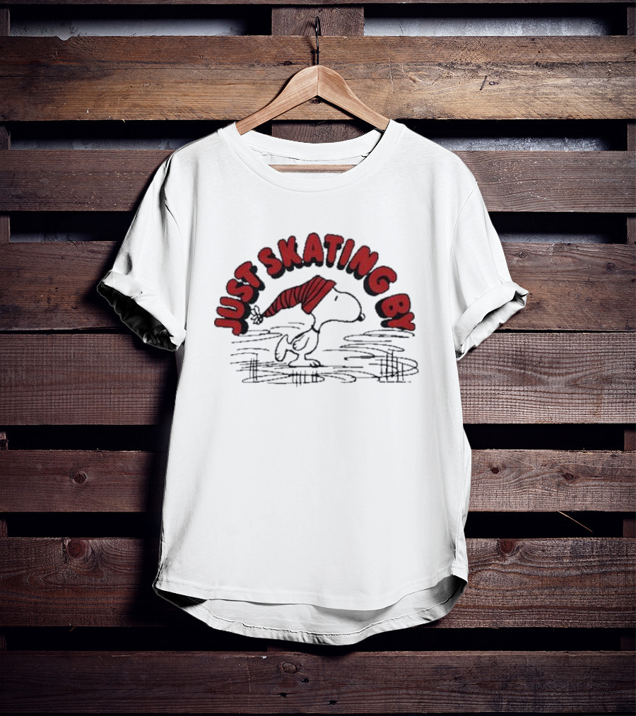Peanuts Snoopy Just Skating By T-Shirt