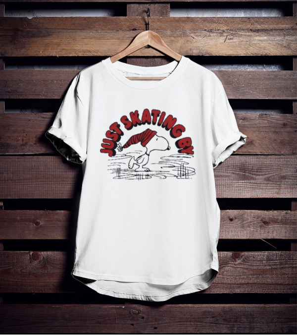 Peanuts Snoopy Just Skating By T-Shirt