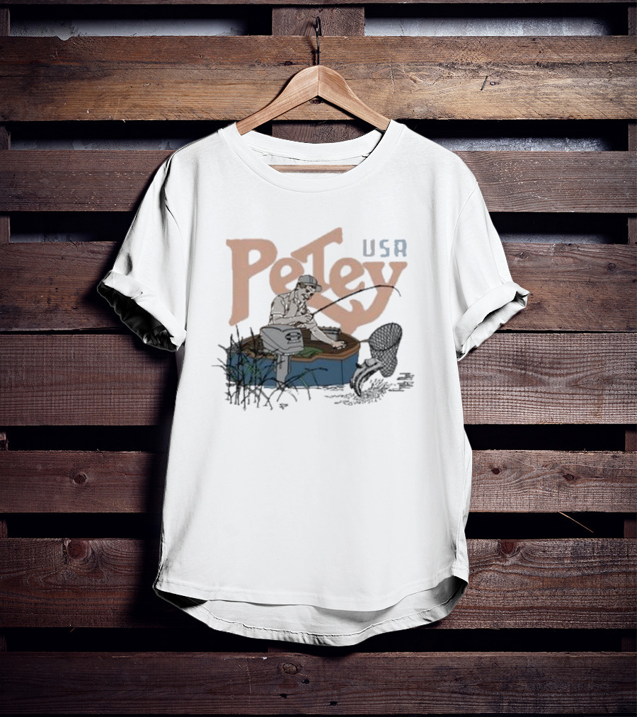 Petey USA Fishing With Catch And Tackle T-Shirt