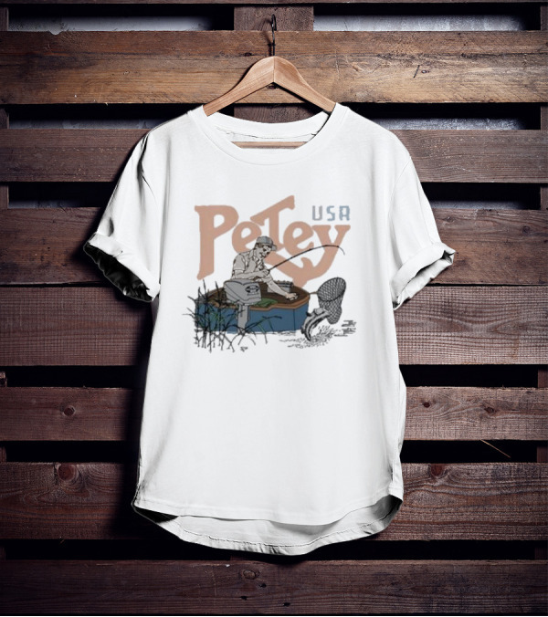 Petey USA Fishing With Catch And Tackle T-Shirt