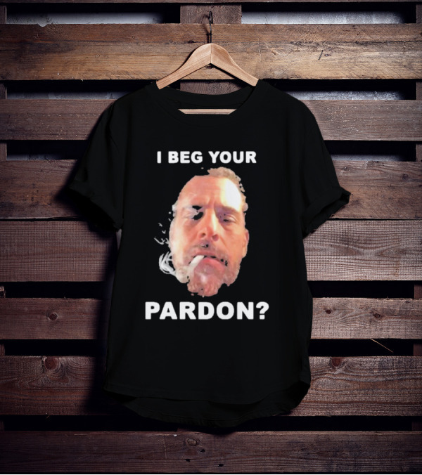 I Beg Your Pardon? Smoking Face Image T-Shirt