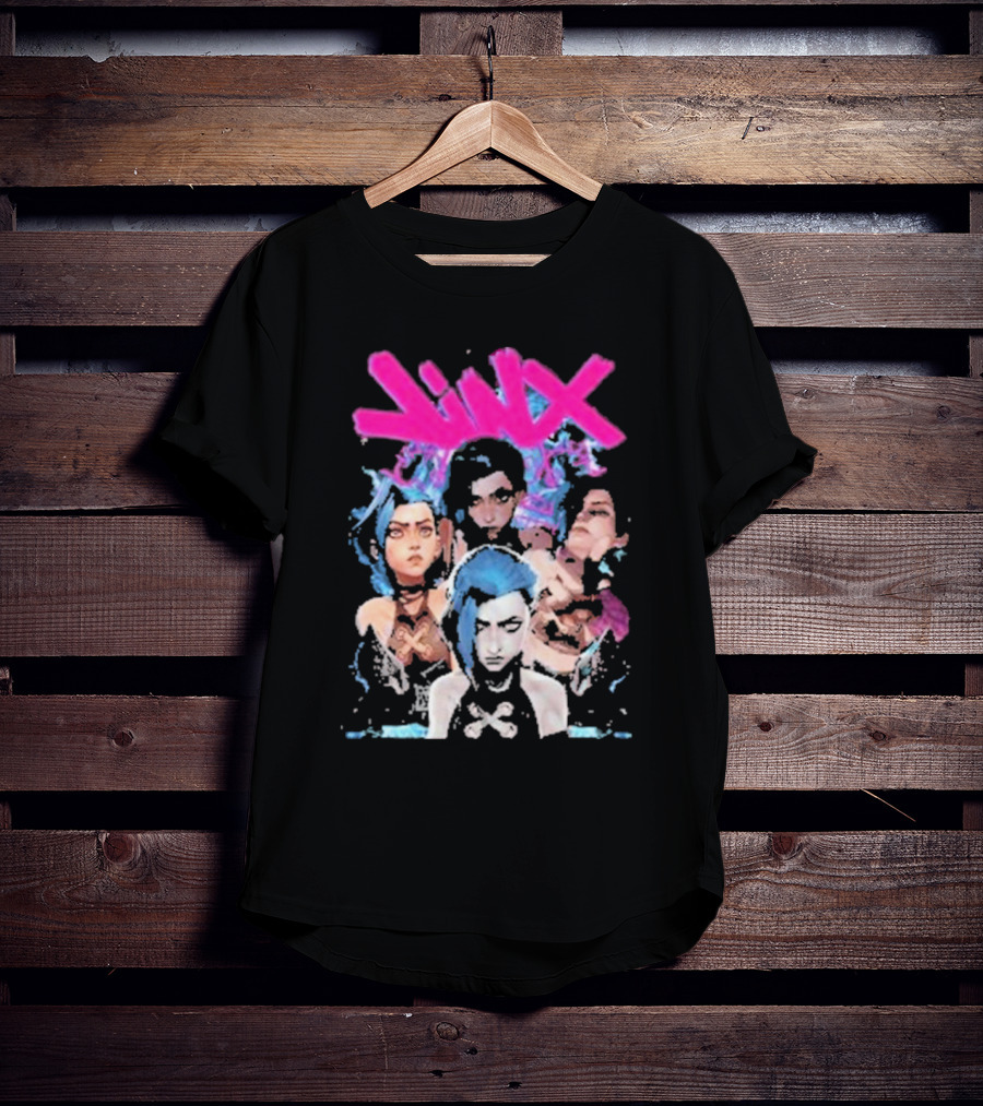 Jinx League Of Legends Arcane T-Shirt