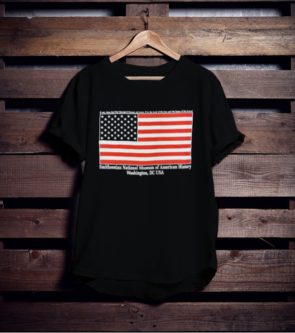 Smithsonian National Museum Of American History American Flag Washington DC USA T-Shirt