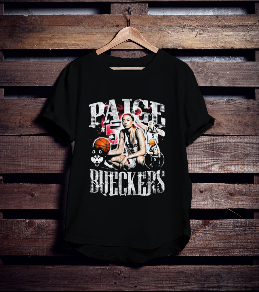 Paige Bueckers #5 UConn Huskies Basketball Star T-Shirt