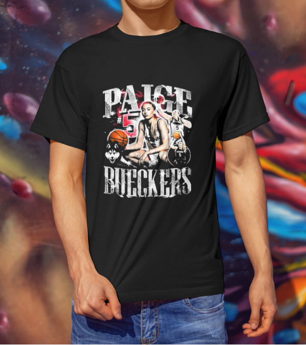 Paige Bueckers #5 UConn Huskies Basketball Star T-Shirt