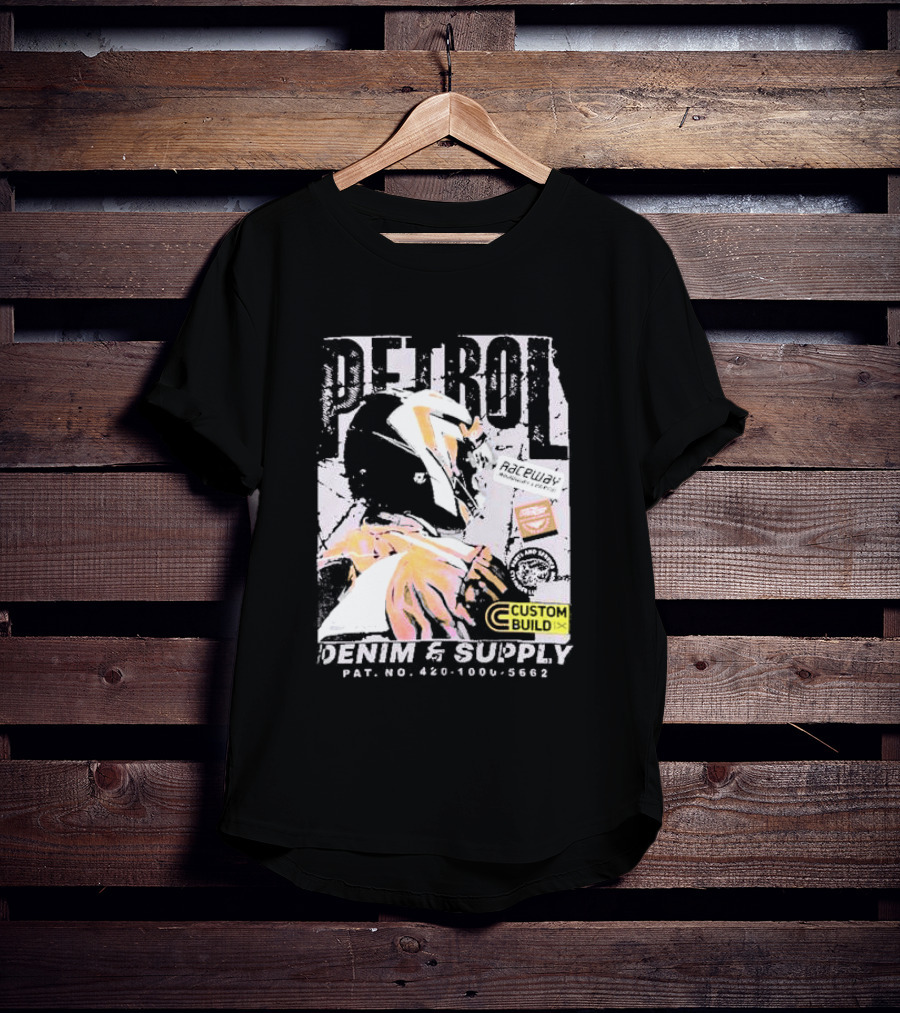 PETROL Raceway Custom Build Denim And Supply CVC Jersey Fabric 164951-U T-Shirt