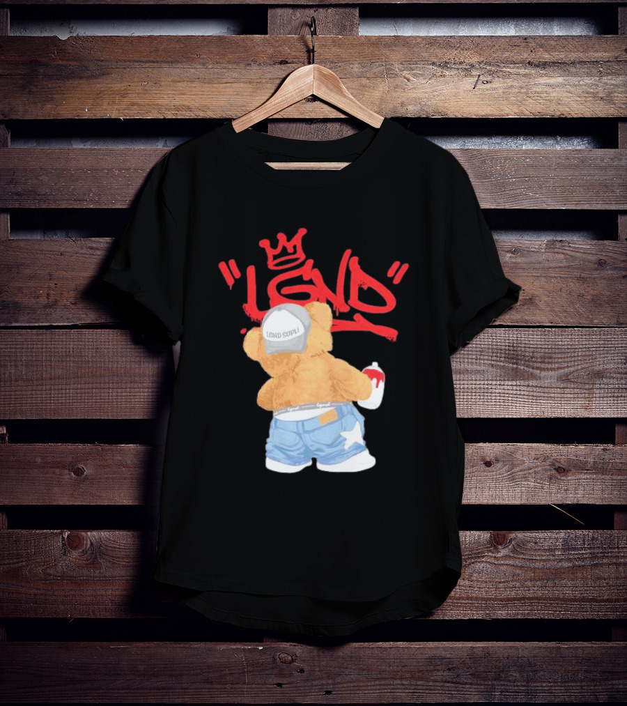 Tagger Bear LGND Lord Supply Graffiti T-Shirt