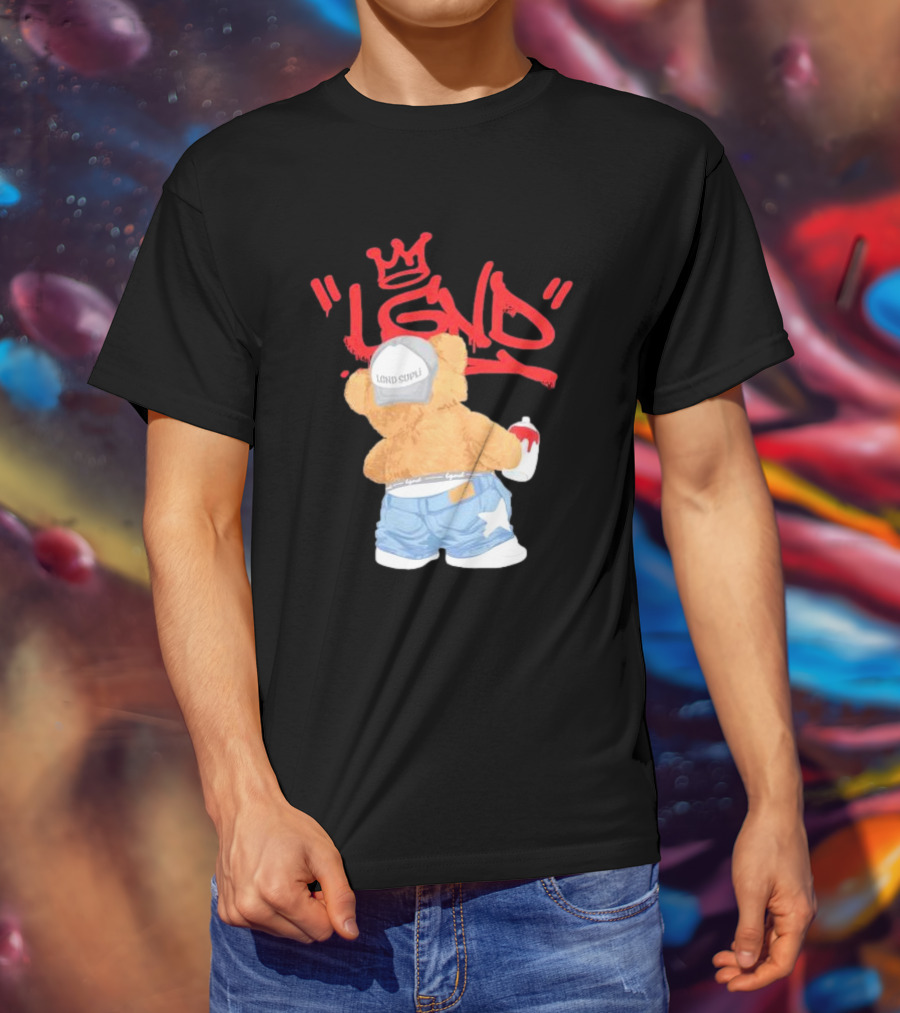 Tagger Bear LGND Lord Supply Graffiti T-Shirt