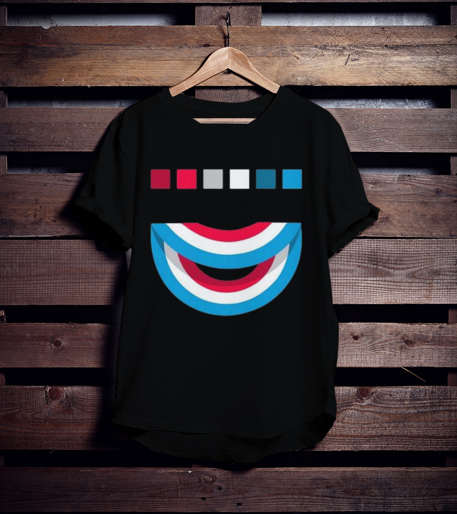 Tavar Zawacki LAZY CIRCLE Wynwood Walls Red White Blue Arches T-Shirt