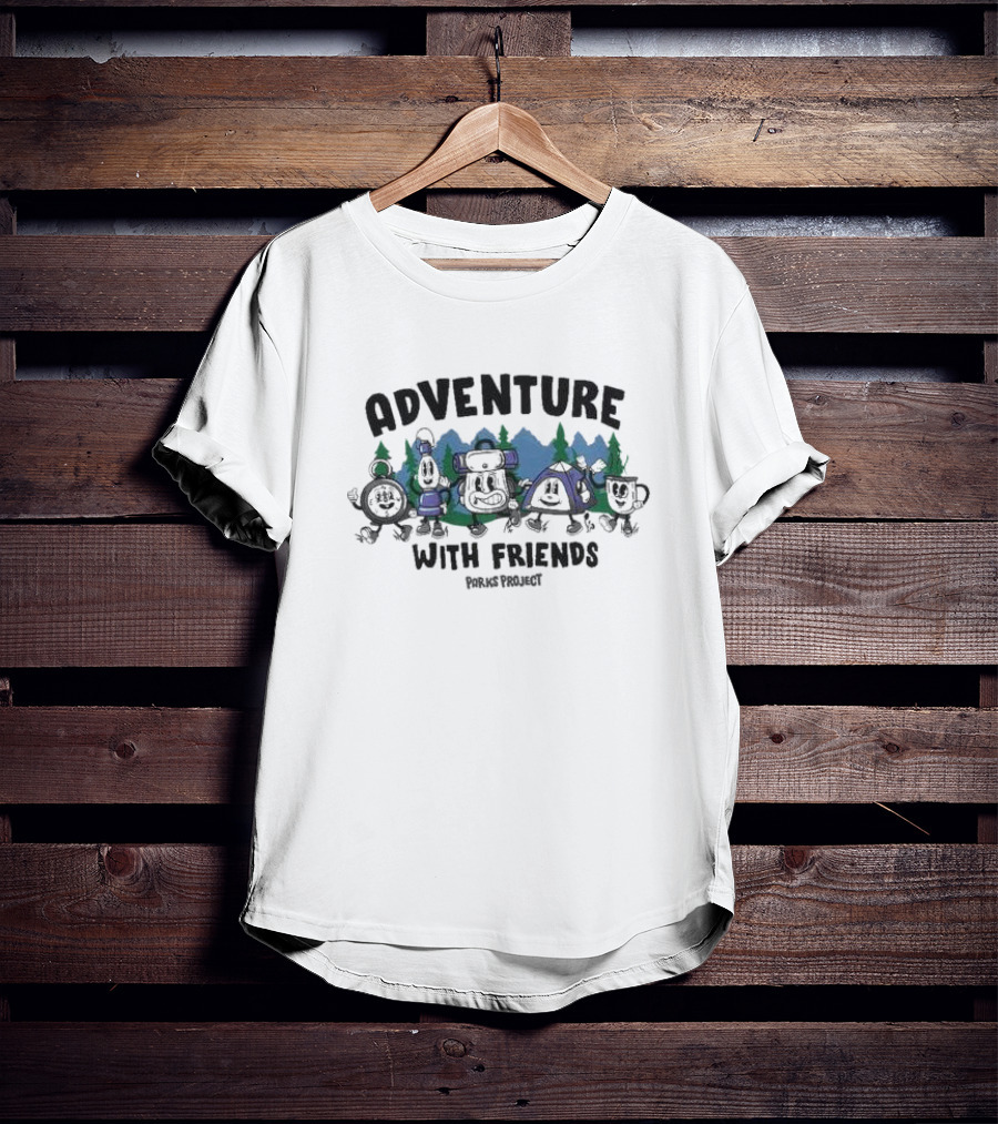 Adventure With Friends Parks Project Forest Characters Exploration T-Shirt