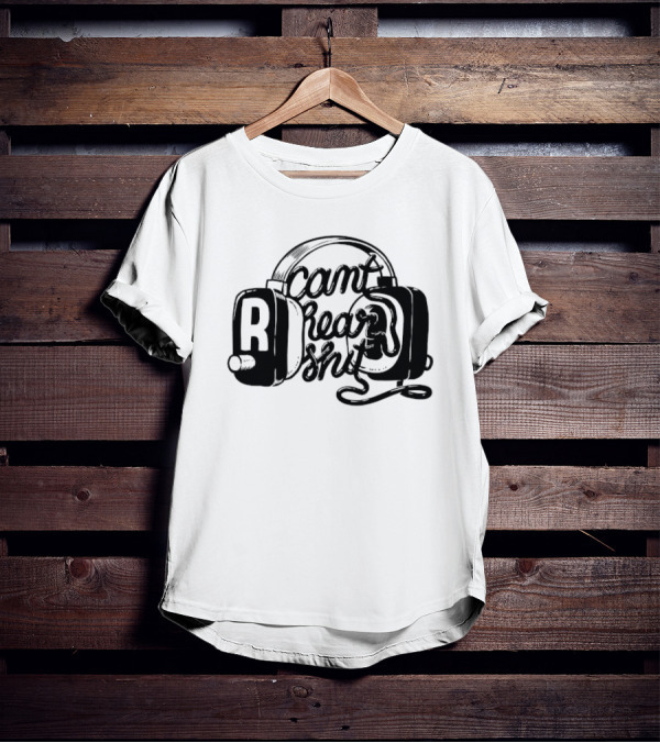 Can't Hear Shit DJ Westbam Headphone T-Shirt