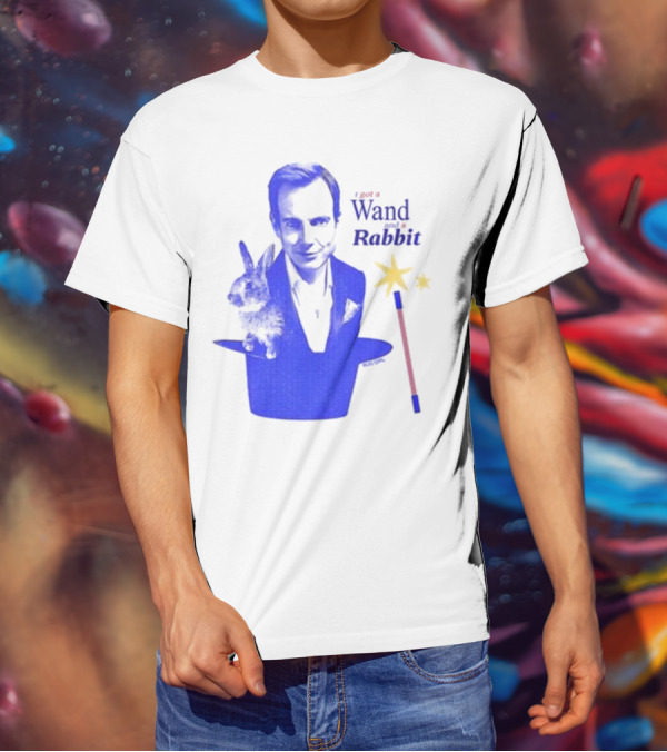 I Got A Wand And A Rabbit Magic Wand Top Hat And Stars T-Shirt