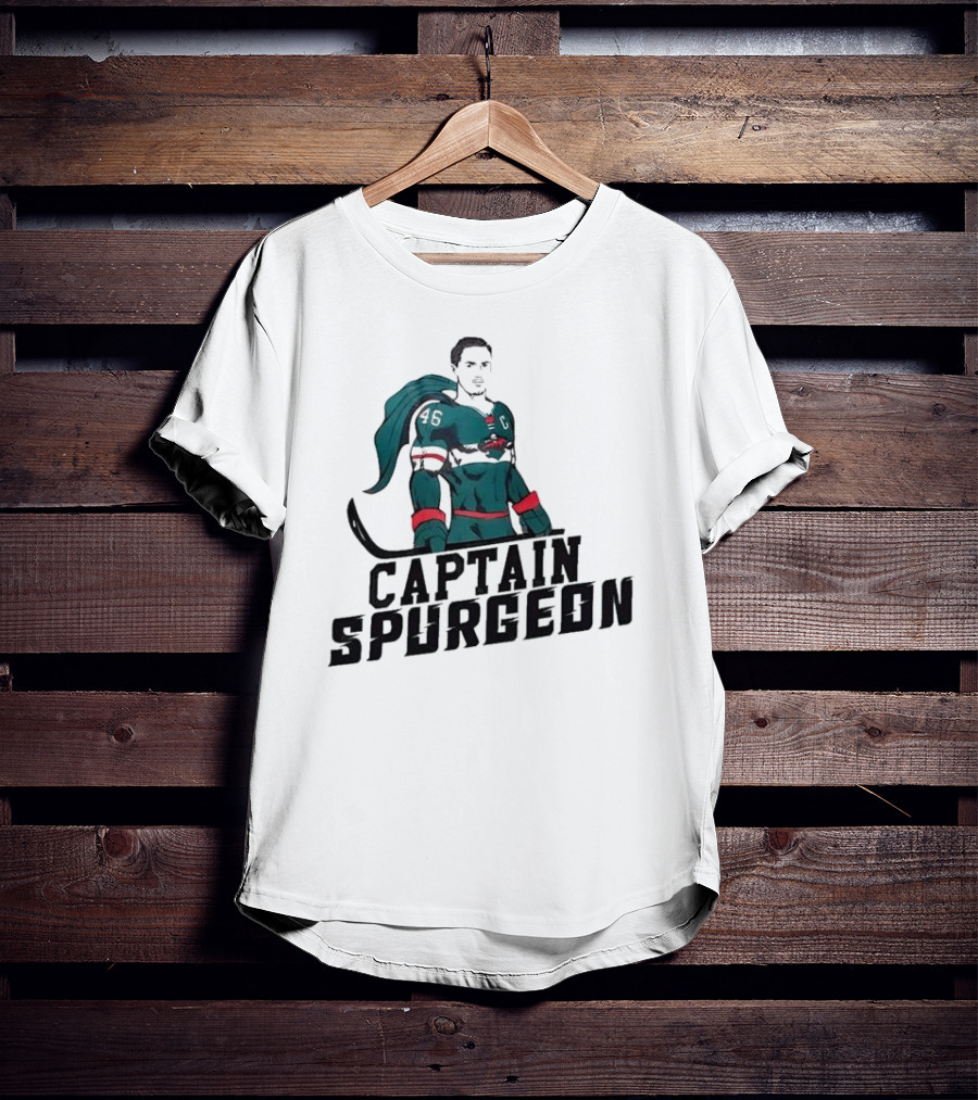 Captain Spurgeon 46 Hockey Superhero T-Shirt