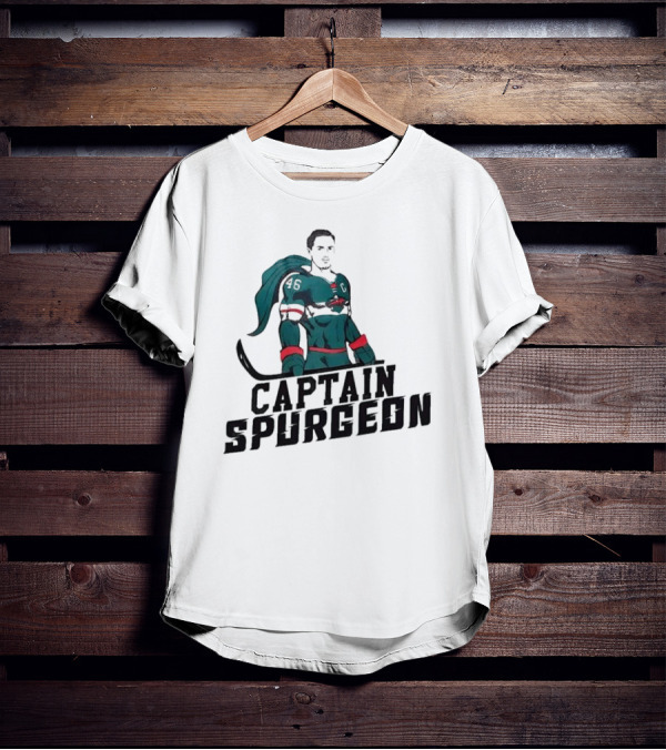 Captain Spurgeon 46 Hockey Superhero T-Shirt