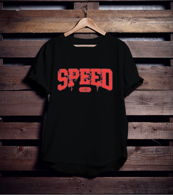 Speed Gang Spider Letters T-Shirt