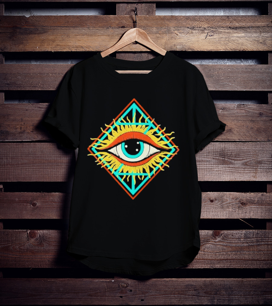 Diamond Eye Zingara Sunburst Geometric T-Shirt