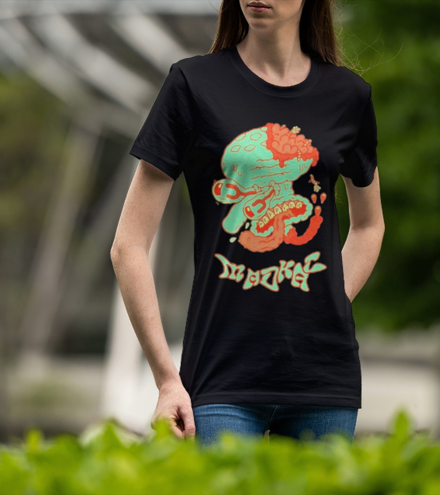 Madkat Ewww Calamardo Surreal Zombie Pop T-Shirt