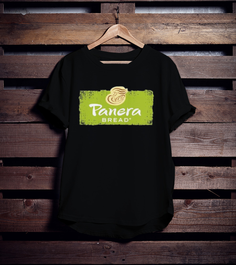 Panera Bread Restaurant Green Logo With Iconic Woman T-Shirt