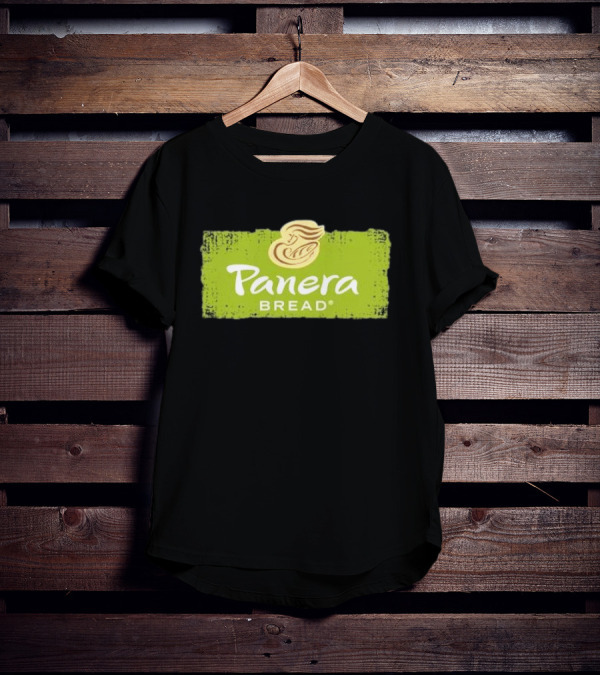 Panera Bread Restaurant Green Logo With Iconic Woman T-Shirt