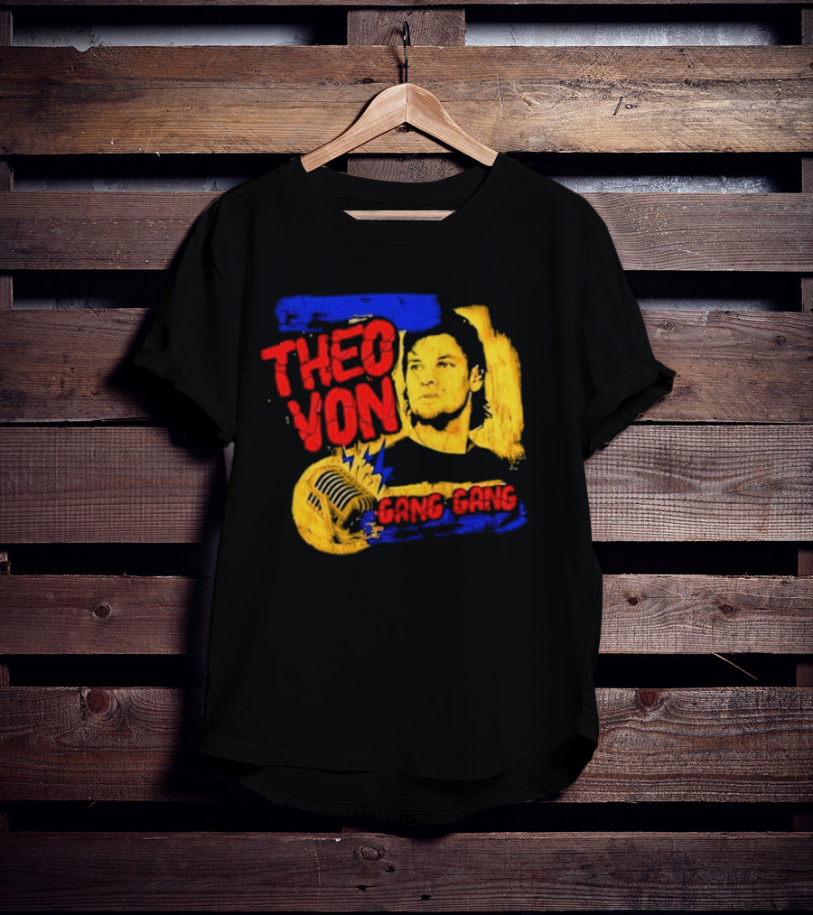 Theo Von Gang Gang 90s Pepper Mic T-Shirt