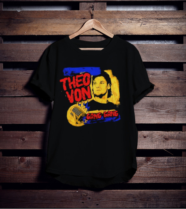 Theo Von Gang Gang 90s Pepper Mic T-Shirt