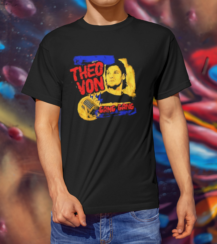 Theo Von Gang Gang 90s Pepper Mic T-Shirt