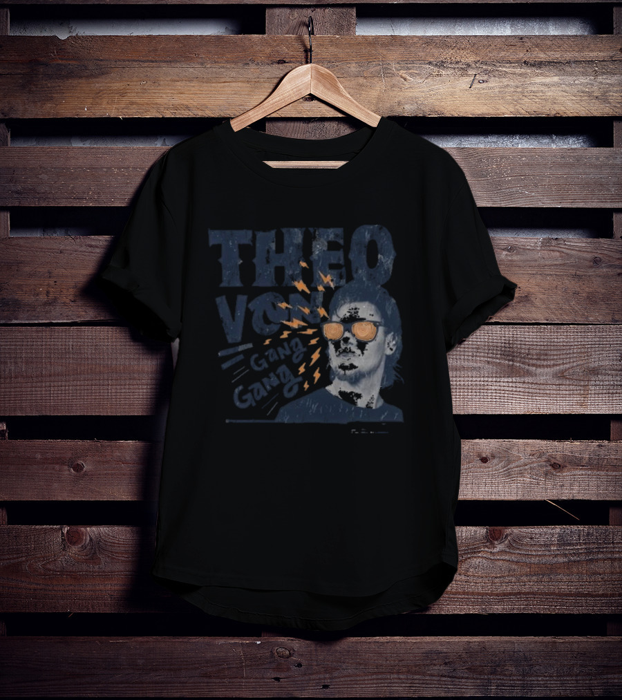 Theo Von Gang Gang Hypno Lightning Glasses T-Shirt