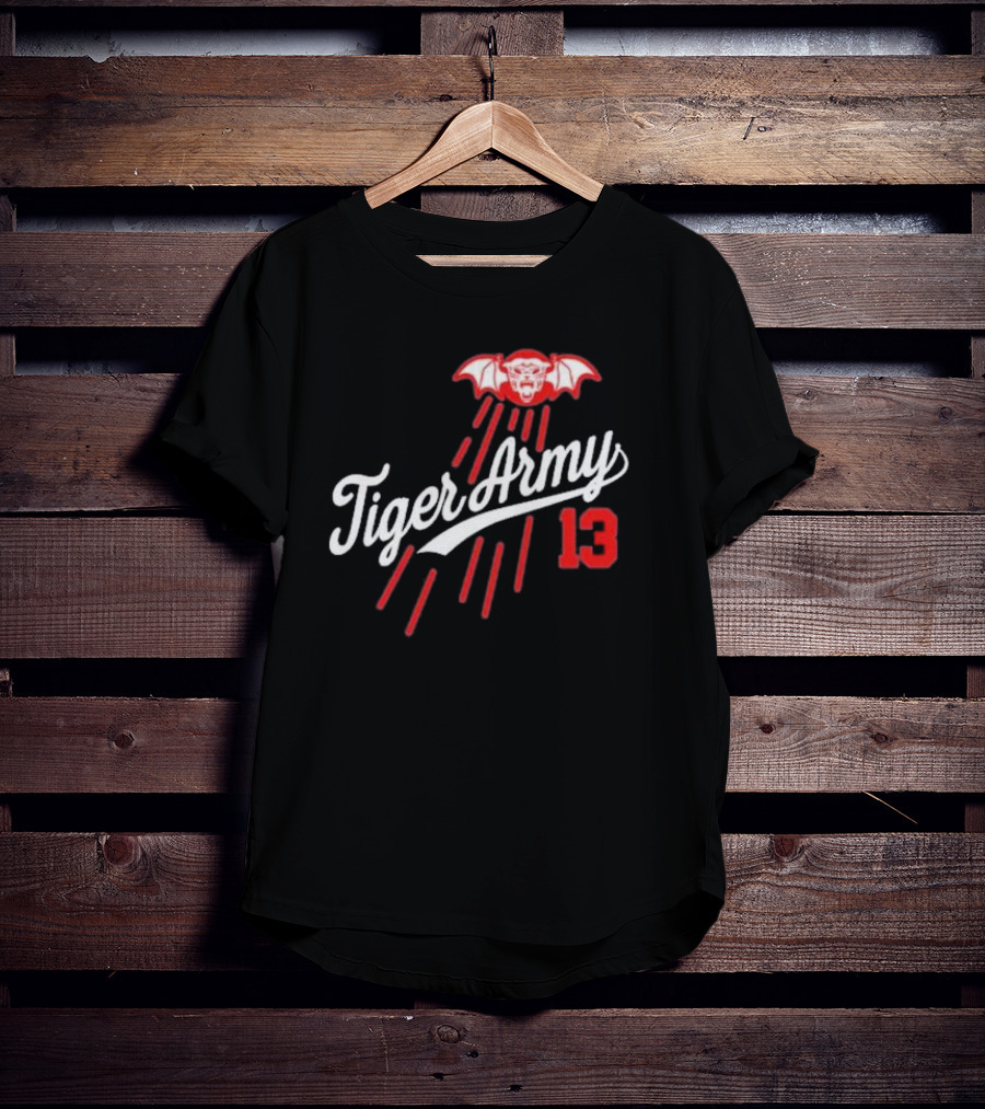 Tiger Army 13 Los Angeles Dodgers Never Die T-Shirt