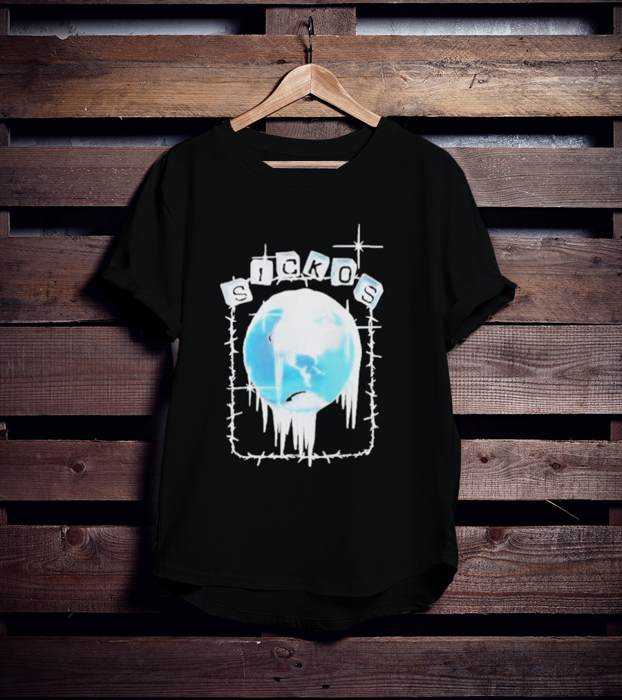 Sickos Ice World Frozen Barbed Wire T-Shirt