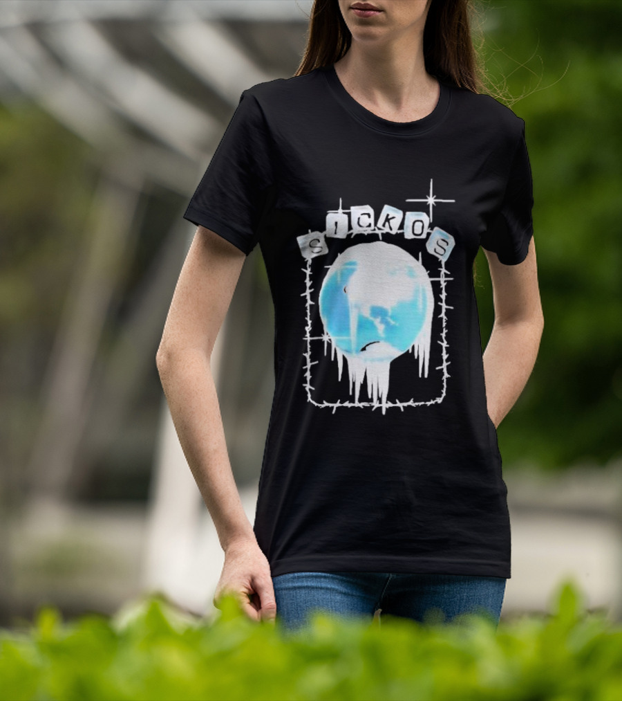 Sickos Ice World Frozen Barbed Wire T-Shirt