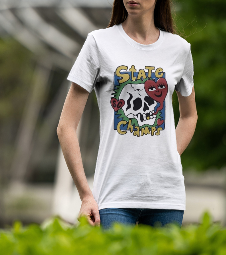 State Champs SC Skull Heart T-Shirt