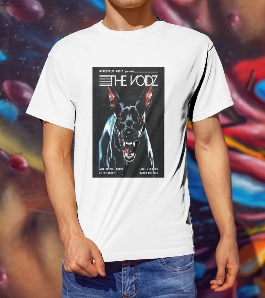 Metropolis Music Presents The Voidz Live In London At The Troxy March 8th 2025 Tour T-Shirt