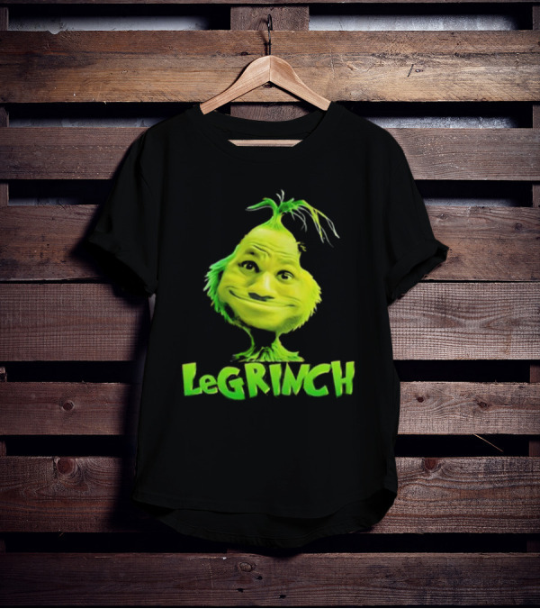 Le Grinch Green Character With Playful Expression T-Shirt