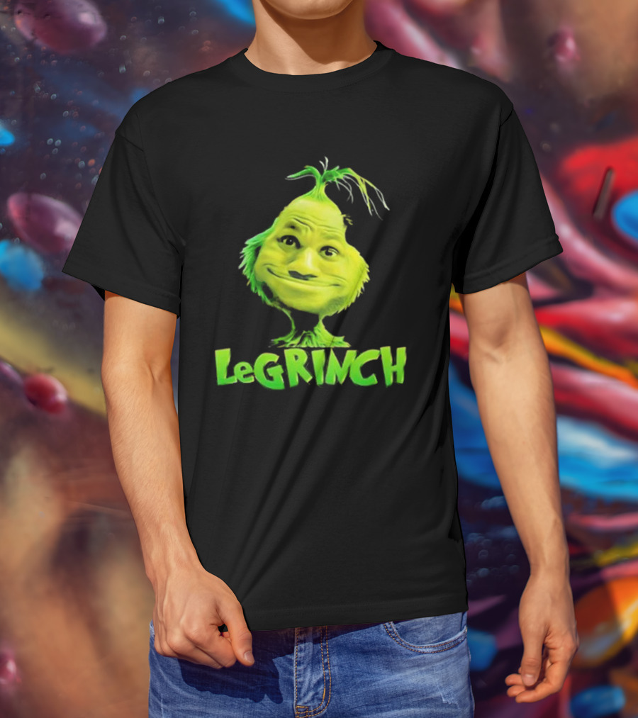 Le Grinch Green Character With Playful Expression T-Shirt