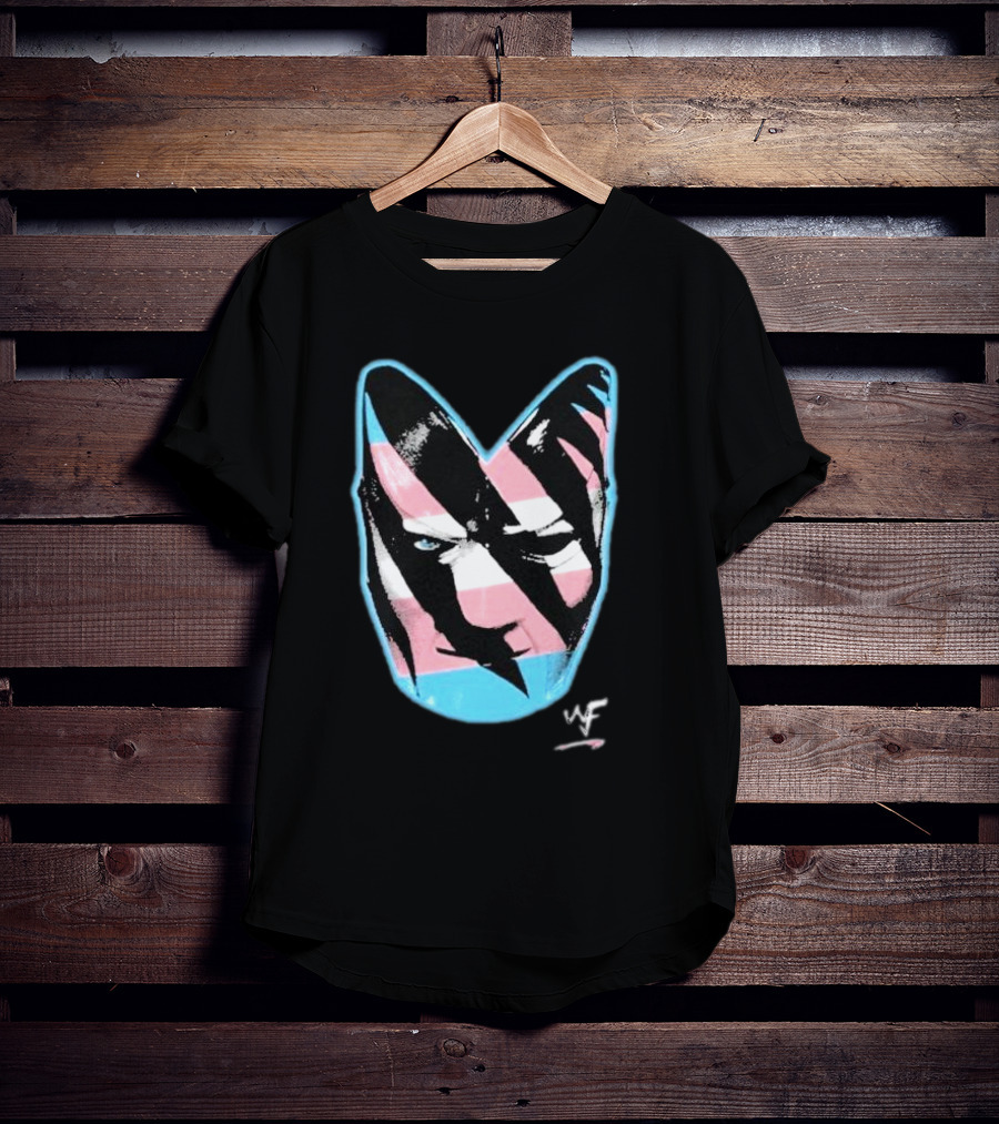 Mr. Liar Trane WF Trans Pride Wolverine Mask T-Shirt
