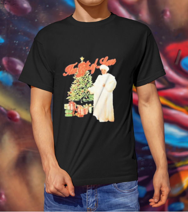 The Gift Of Love Christmas Tree Retro Style Jennifer Hudson T-Shirt
