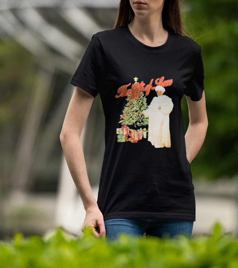 The Gift Of Love Christmas Tree Retro Style Jennifer Hudson T-Shirt