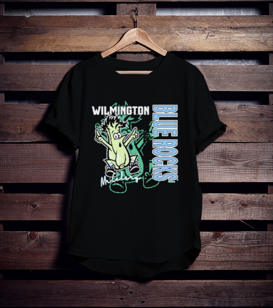 Wilmington Blue Rocks Mr. Celery Official Mascot T-Shirt