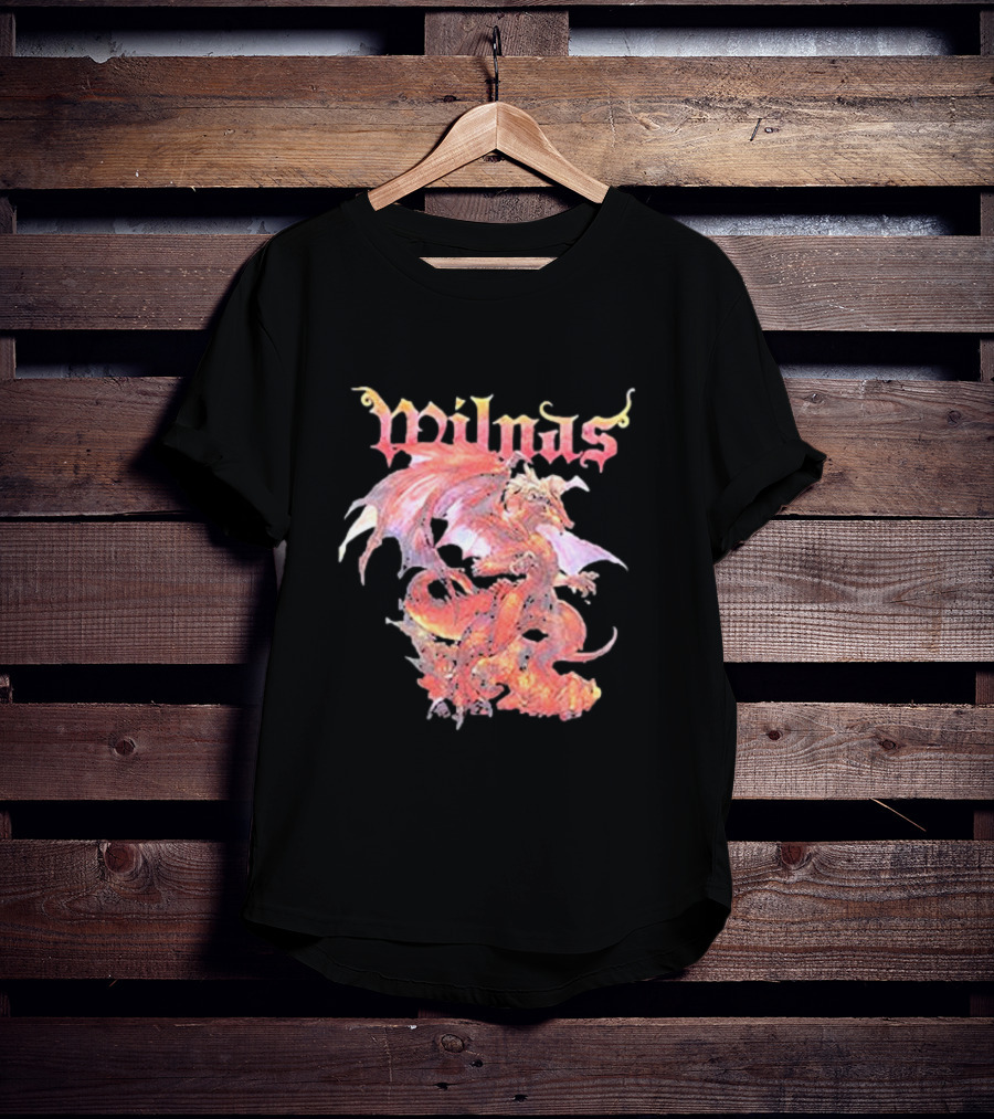 Wilnas Dragon Heavy Metal Fantasy T-Shirt