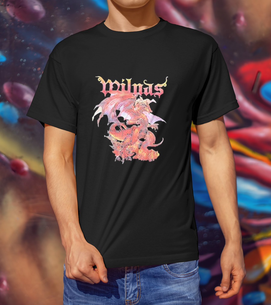 Wilnas Dragon Heavy Metal Fantasy T-Shirt