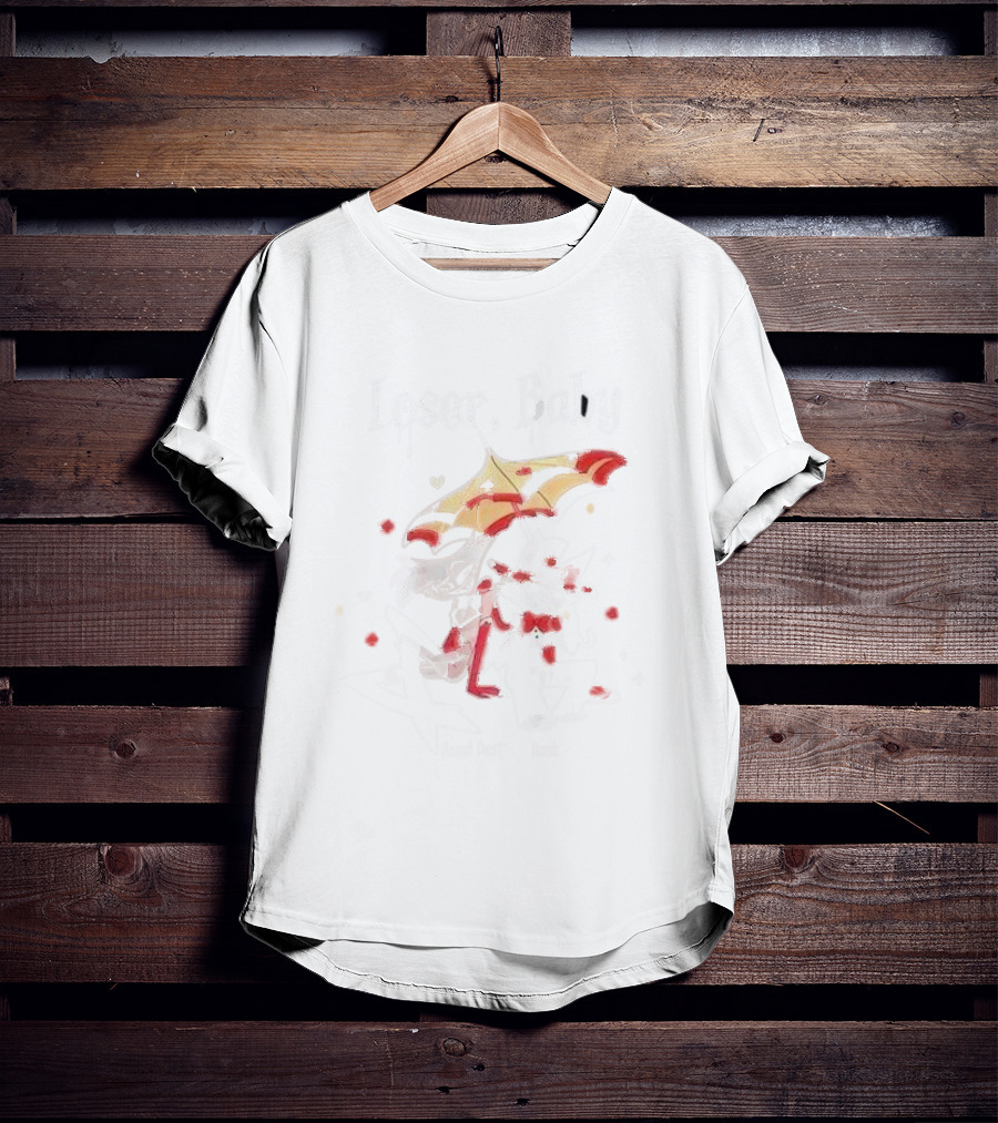Angel Dust Loser Baby Hazbin Hotel Husk Umbrella T-Shirt