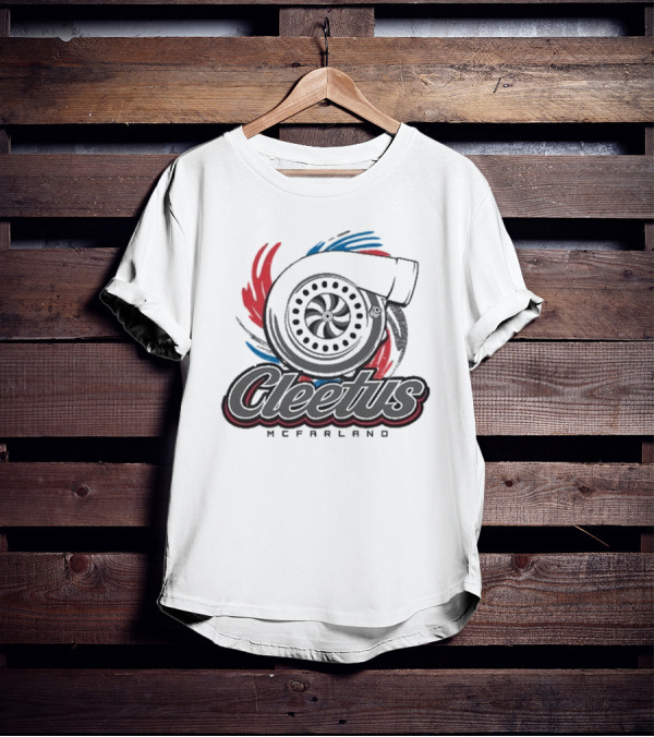 Cleetus Mcfarland Turbocharger Logo Cleetus Turbo T-Shirt