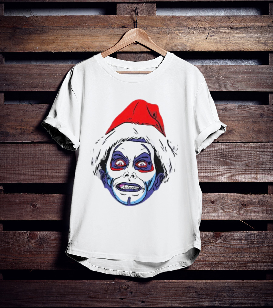 Danhausen Christmashausen Santa Face T-Shirt