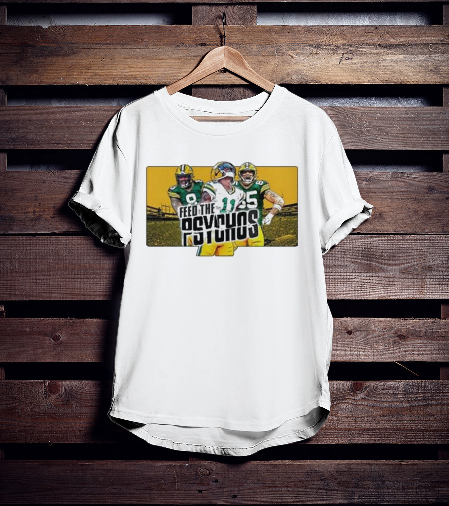 Feed The Psychos Packers Football Trio T-Shirt
