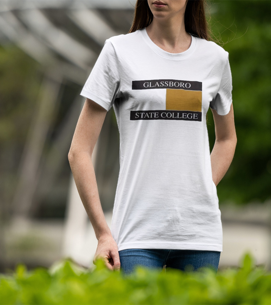 Glassboro State College Black And Gold Block T-Shirt