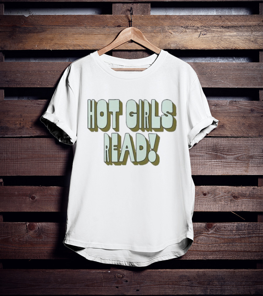 Hot Girls Read Ivory Allie Rose T-Shirt