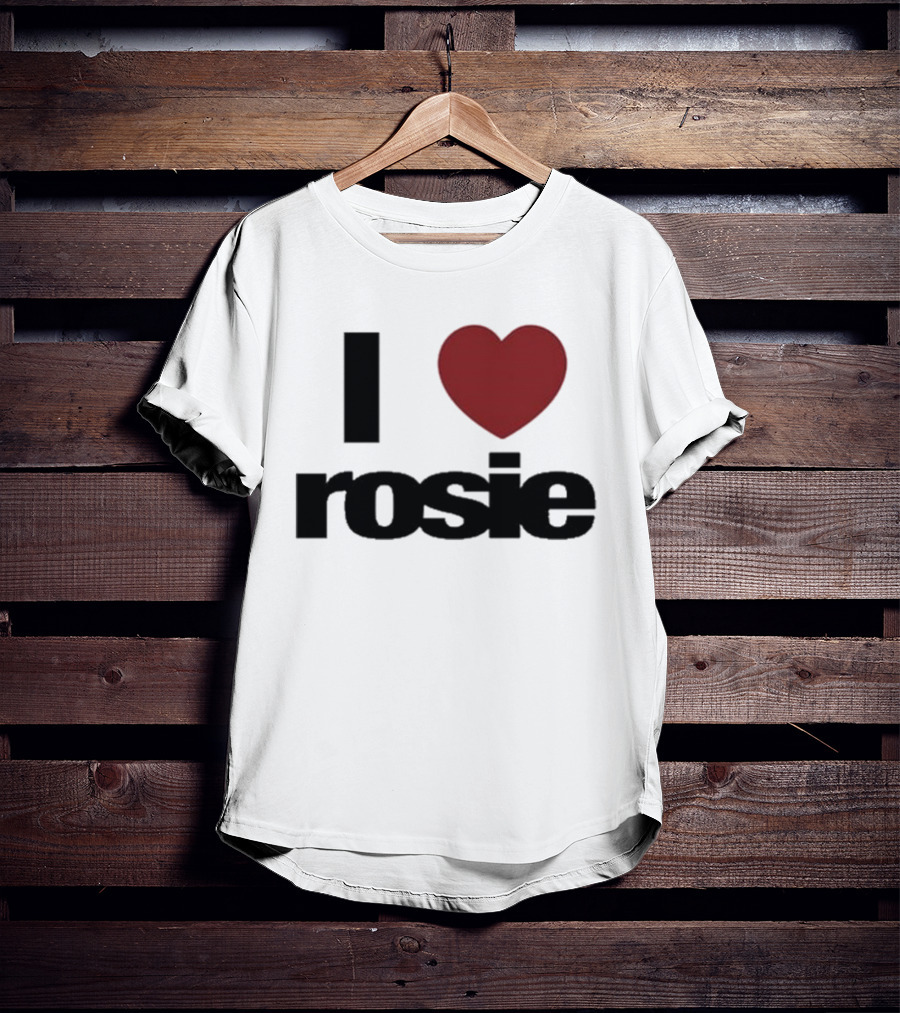 I Love Rosie Heart Text T-Shirt