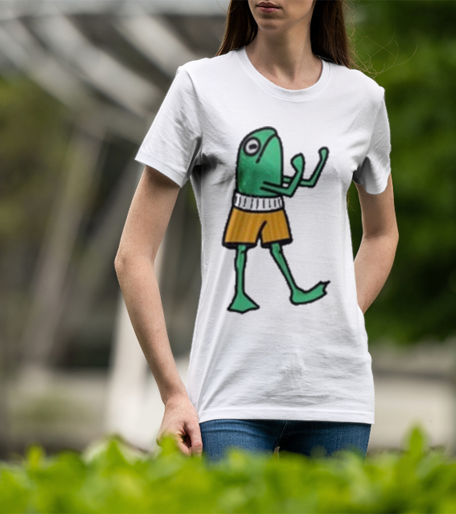 K45ink Frog Boxer Fighter In Shorts T-Shirt