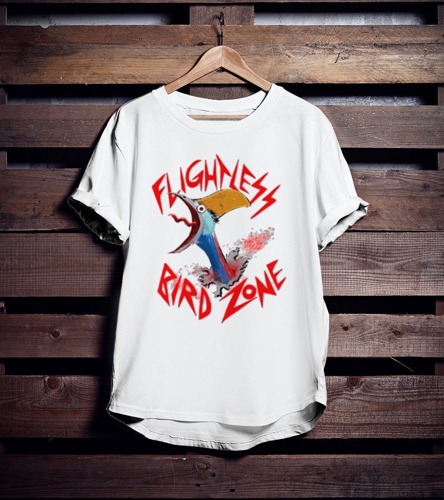 Three Bean Salad Podcast Flightless Bird Zone Kookaburra T-Shirt